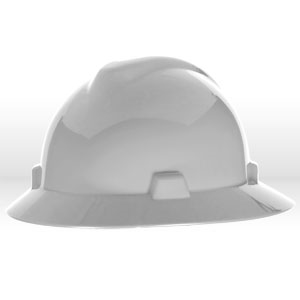 msa brim gard hard hat safety ratchet suspension
