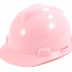 Pink Hard Hat - MSA V-Gard