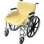 Sheepskin ranch sheep skin wheelchair seat cover