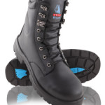High-Leg Lace-Up Safety Boot